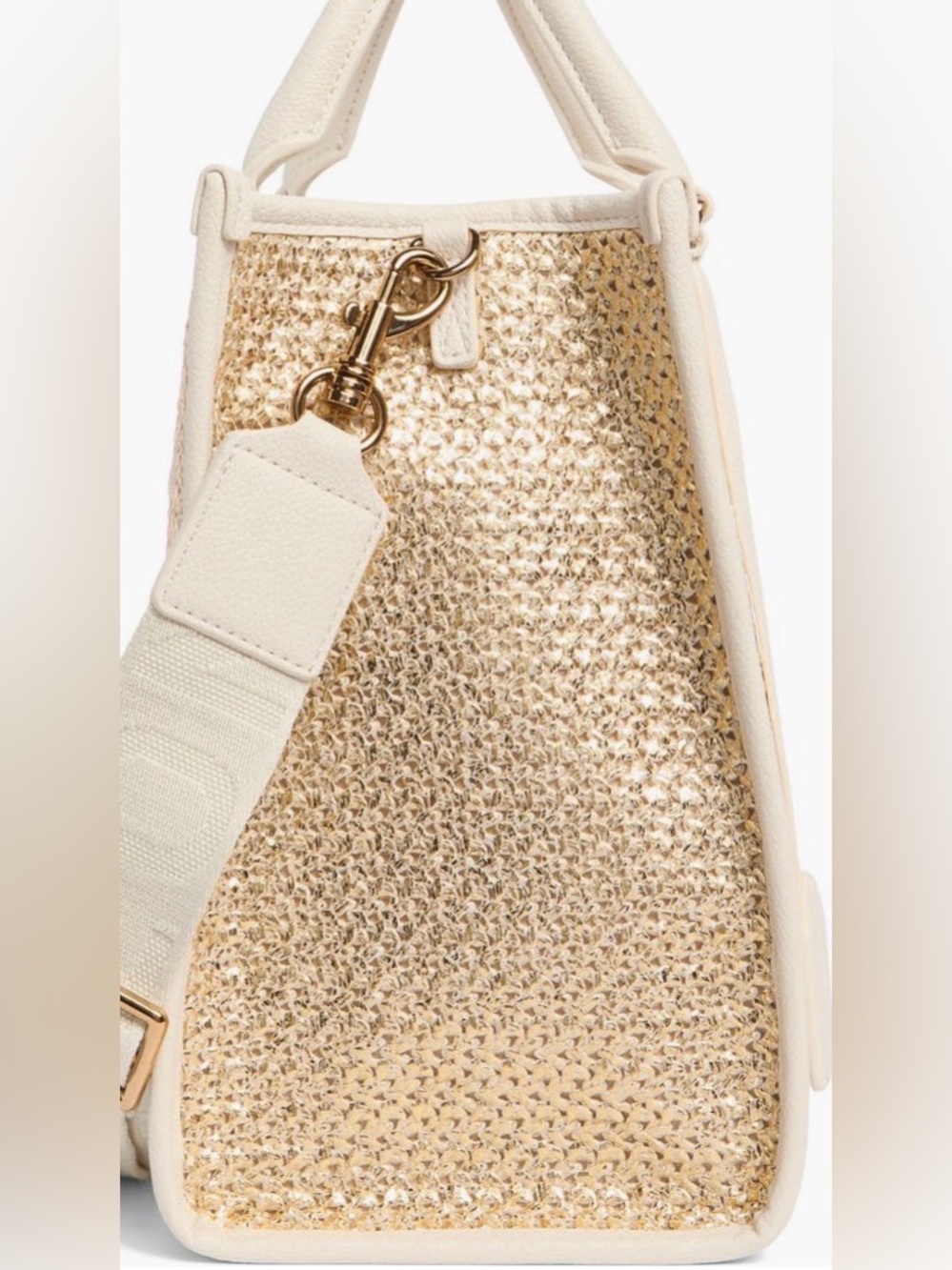 Kurt Geiger London Chriswick Raffia Woven Tote - Picture 3 of 4